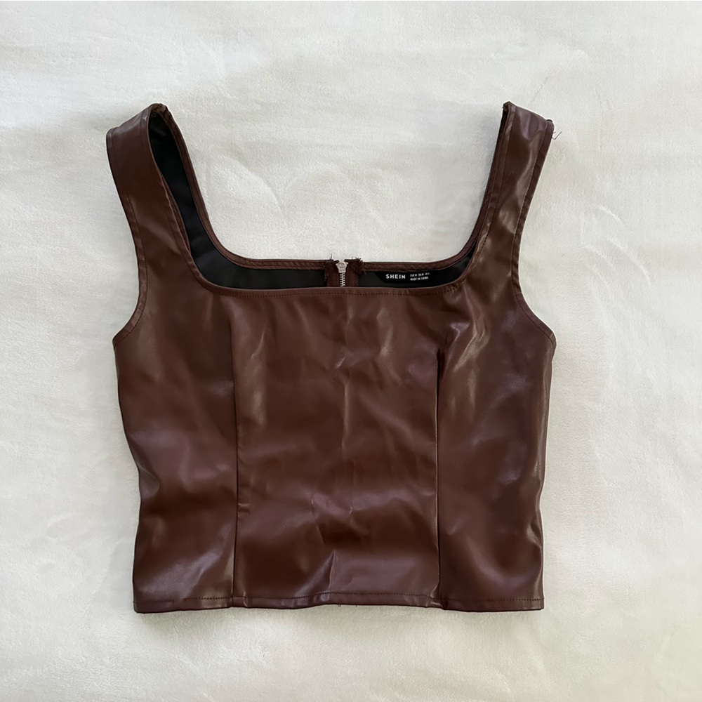 Leather top